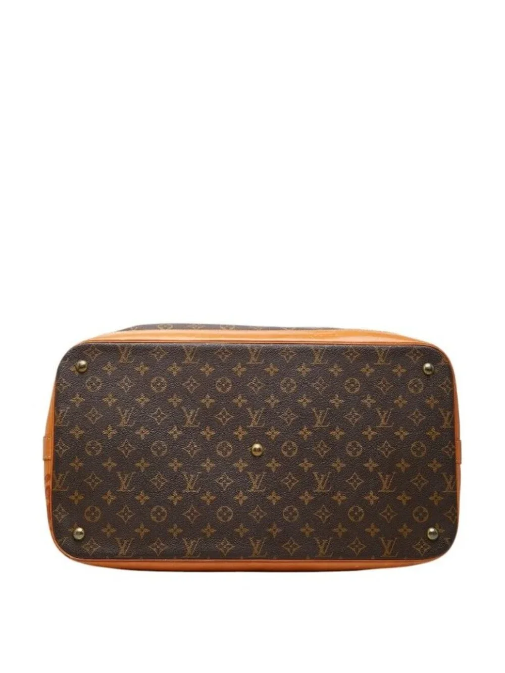 Louis Vuitton Monogram Cruise 50 Boston Bag Brown Leather